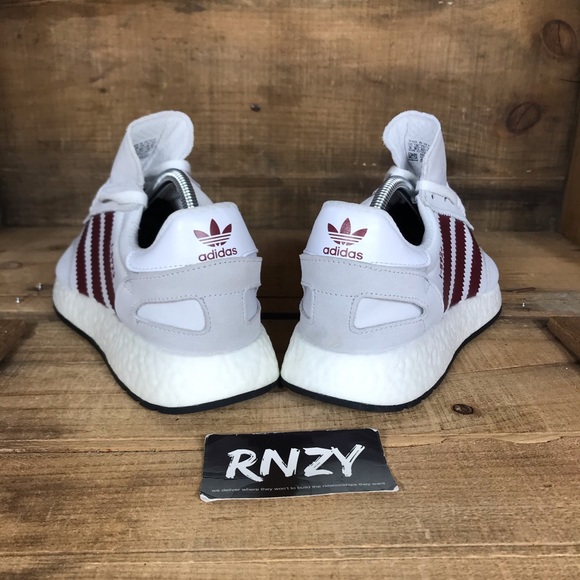NEW Adidas I-5923 Grey Burgundy - Picture 4 of 8